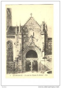 Portail De l'Eglise St. Michel, Quimperle (Finistere), France, 1900-1910s