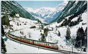Postcard - Switzerland (TEE Train), Swiss Alps - Switzerland