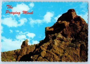 1960 Phoenix Arizona Postcard Praying Monk North Side Camelback Mountain Nature