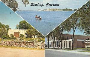 Sterling Colorado City Scene Multiview Vintage Postcard K62564