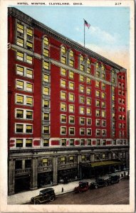 View of Hotel Winton, Cleveland OH Vintage Postcard X56