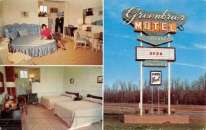 Lumberton North Carolina Greenbrier Motel Multiview Vintage Postcard K45977