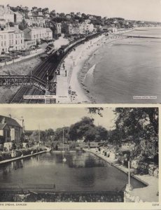 Dawlish Stream Mount Devon Real Photo 2x Postcard s