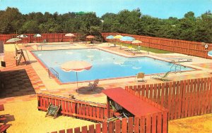 Vineland NJ Anchor Advertising Swimming Pools Postcard