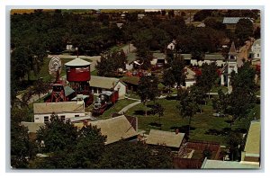 Aerial View  Village Green Pioneer Village Nebraska NE UNP Chrome Postcard R25