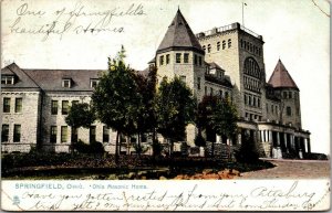 Vtg Springfield OH Ohio Masonic Home 1907 Raphael Tuck Postcard