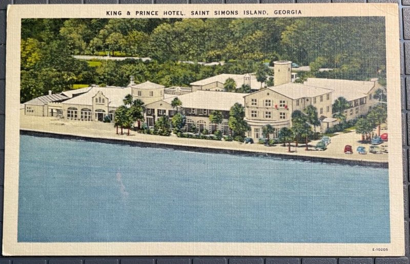 Vintage Postcard 1930-1945 King & Prince Hotel St. Simons Island Georgia 