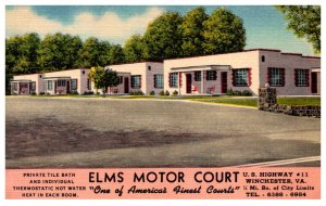 Virginia Winchester Elms Motor Court