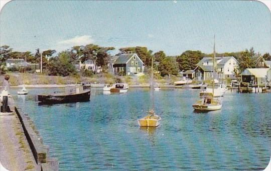 Harbor Scene Cape Cod Massachusetts 1953