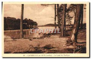 Sea Capbreton - The Canal - Old Postcard