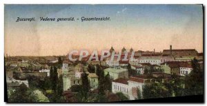 Old Postcard Bucuresti Vederea Generala Gesamtansicht