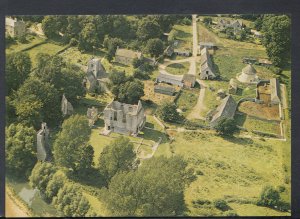 Oxfordshire Postcard - Aerial View of Minster Lovell Hall    T8378