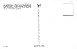 Eisenhower farm in Gettysburg countryside Gettysburg, PA, USA Civil War Postcard