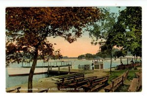 MA - Worcester. Lake Quinsigamond, Lincoln Park Scene