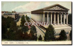 Old Postcard Paris La Madeleine