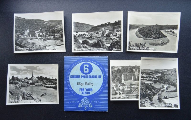 Herefordshire 6 x WYE VALLEY c1960 RP Photocard Collection by Photo Precision