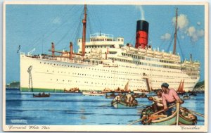 Postcard - Carinthia - Cunard White Star