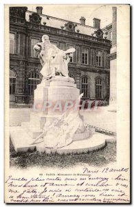 Old Postcard Paris Monument Meissonier