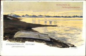 Svalbard Arctic Spitzbergen Eisfjord HB WIELAND Hamburg-Amerika #3022 PC