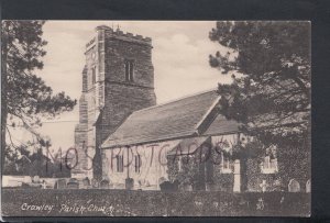 Sussex Postcard - Crawley Parish Church    RS17445