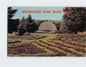 Postcard Grandview Park Band Shell, Sioux City, Iowa