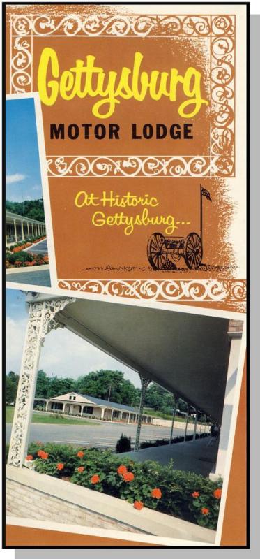 Classic Gettysburg Motor Lodge Brochure, Gettysburg, Penn/PA