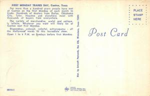CANTON, TX Texas FIRST MONDAY TRADE DAY~Swap Meet ROADSIDE Multi View Postcard 