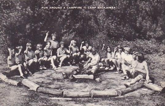 Fun Around A Campfire Camp Sacajawea Artvue