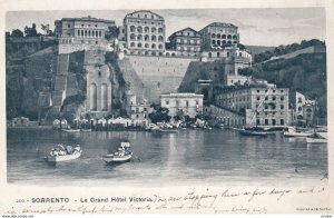 SORRENTO, Campania, Italy, 1900-1910's; Le Grand hotel Victoria