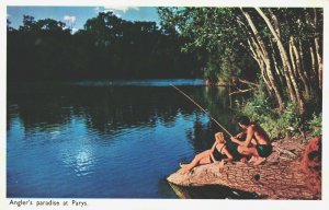 South Africa Angler's Paradise at Parys Vintage Postcard 03.80