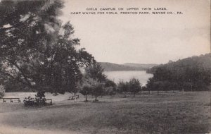 Postcard Girls Campus Upper Twin Lakes Camp Wayne Girls Preston park Wayne PA