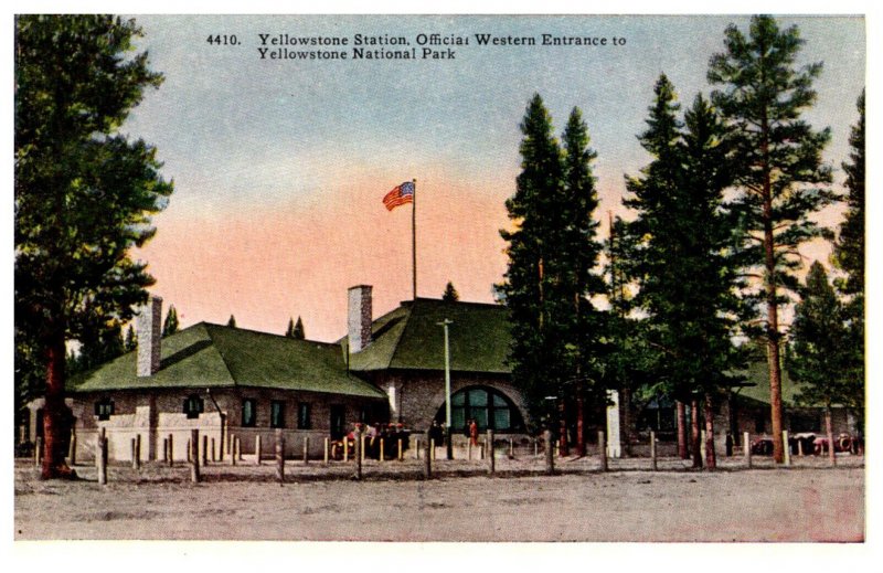 Yellowstone National Park, O.S.L. Depot