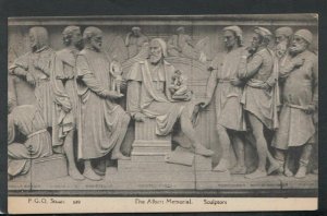 London Postcard - Sculptors, The Albert Memorial, Kensington Gardens  RS16003