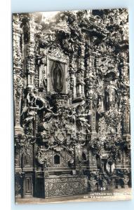 *Interior Templo de San Francisco Javier Tepotzotlan Vintage Photo Postcard C81