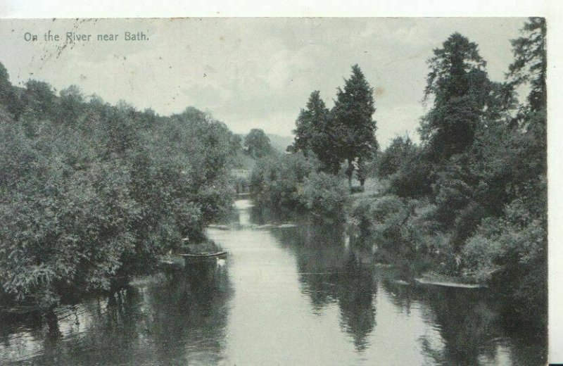 Somerset Postcard - On The River - Near Bath - Ref TZ6499