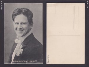 Vintage postcard Germany Circus Hermann Wehling Humorist