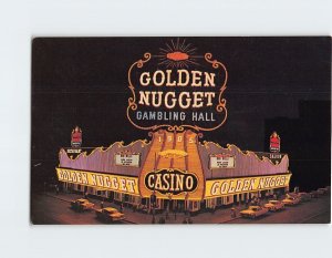 Postcard Golden Nugget Gambling Hall, Saloon And Restaurant, Las Vegas, Nevada