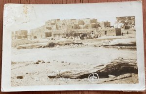 RPPC Taos Pueblo NM Raton NM PM 6/6/1919? LB