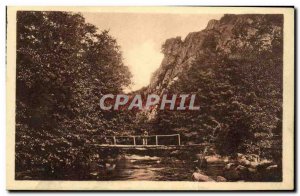 Old Postcard Avallon Pontaubert Route De Pont Des Gardes