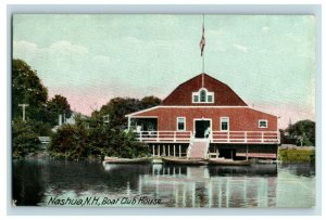 C.1905-10 Boat Club House, Nashua, N. H. Postcard P175