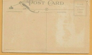 Robert Louis Stevenson The Value Of A Friend Poem Antique Postcard, Pastel Trees