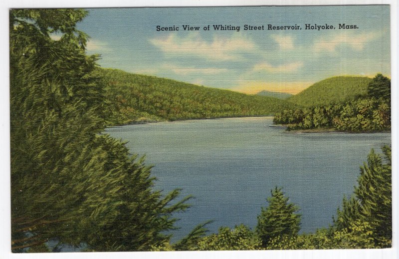 Holyoke, Mass, Scenic View of Whiting Street Reservoir