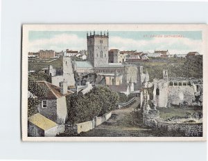 Postcard St Davids Cathedral St Davids Wales