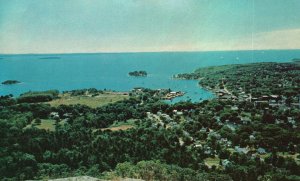 Postcard Camden From Mount Battie Maine ME Eastern Illustrating and Publishing