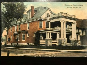 Vintage Postcard 1907-1915 Keystone Sanitarium Jersey Shore Pennsylvania