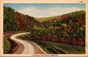 Arkansas Greetings From Mena Curteich