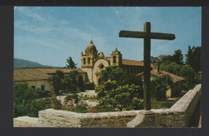 CA MONTEREY Carmel Mission Founded June 3, 1770 Beautiful Gardens ~ Chrome