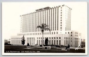 Los Angeles CA US Post Office California RPPC Bob Munkett Photo Postcard X21