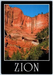 M-48720 Streaked Sandstone Walls Kolob Canyons Zion National Park Utah