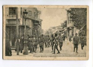 3025213 GREECE SALONIKI WAR Red cross INDIA soldier Vintage PC